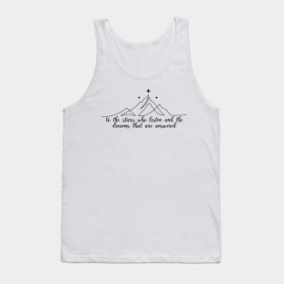 Court of Dreams - To the stars who listen, and the dreams that are answered Tank Top